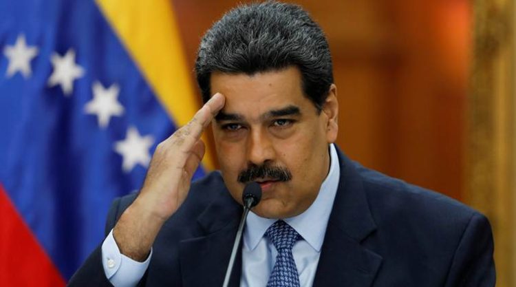 Venezuela's President Nicolas Maduro salutes during a news conference at Miraflores Palace in Caracas, Venezuela January 9, 2019. REUTERS/Manaure Quintero