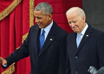 No New York or New Jersey newspapers or newspapers within a 75 mile radius of New York City.
Mandatory Credit: Photo by Shutterstock (7946049g)
United States President Barack Obama and US Vice President Joe Biden arrive for the ceremony where Donald J. Trump will be sworn-in as the 45th President of the United States on the West Front of the US Capitol.
Presidential Inauguration ceremony, Washington DC, USA - 20 Jan 2017