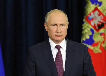 MOSCOW, RUSSIA  AUGUST 21, 2018: Russia's President Vladimir Putin addresses the Army 2018 International Military and Technical Forum participants and guests. Mikhail Klimentyev/Russian Presidential Press and Information Office/TASS

Ðîññèÿ. Ìîñêâà. Ïðåçèäåíò Ðîññèè Âëàäèìèð Ïóòèí âî âðåìÿ îáðàùåíèÿ ê ó÷àñòíèêàì è ãîñòÿì IV Ìåæäóíàðîäíîãî âîåííî-òåõíè÷åñêîãî ôîðóìà "Àðìèÿ-2018". Ìèõàèë Êëèìåíòüåâ/ïðåññ-ñëóæáà ïðåçèäåíòà ÐÔ/ÒÀÑÑ