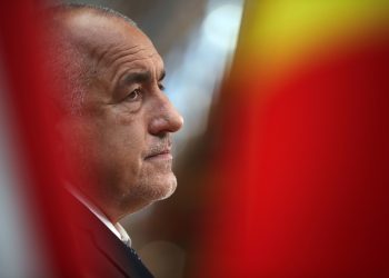 Bulgaria's Prime Minister Boyko Borissov, arrives for the fourth day of an EU summit at the European Council building in Brussels, on July 20, 2020, as the leaders of the European Union hold their first face-to-face summit over a post-virus economic rescue plan. (Photo by Francisco Seco / POOL / AFP) (Photo by FRANCISCO SECO/POOL/AFP via Getty Images)