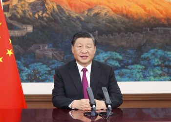 新华社照片，北京，2021年9月2日
    习近平在2021年中国国际服务贸易交易会全球服务贸易峰会上发表视频致辞
    9月2日晚，国家主席习近平在2021年中国国际服务贸易交易会全球服务贸易峰会上发表视频致辞。
    新华社记者 黄敬文 摄