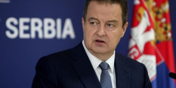 Beograd, 15. avgusta 2019 - Ministar spoljnih poslova Ivica Dacic sastao se danas sa ministrom spoljnih poslova Japana Taroom Konom. FOTO TANJUG / SAVA RADOVANOVIC / bb