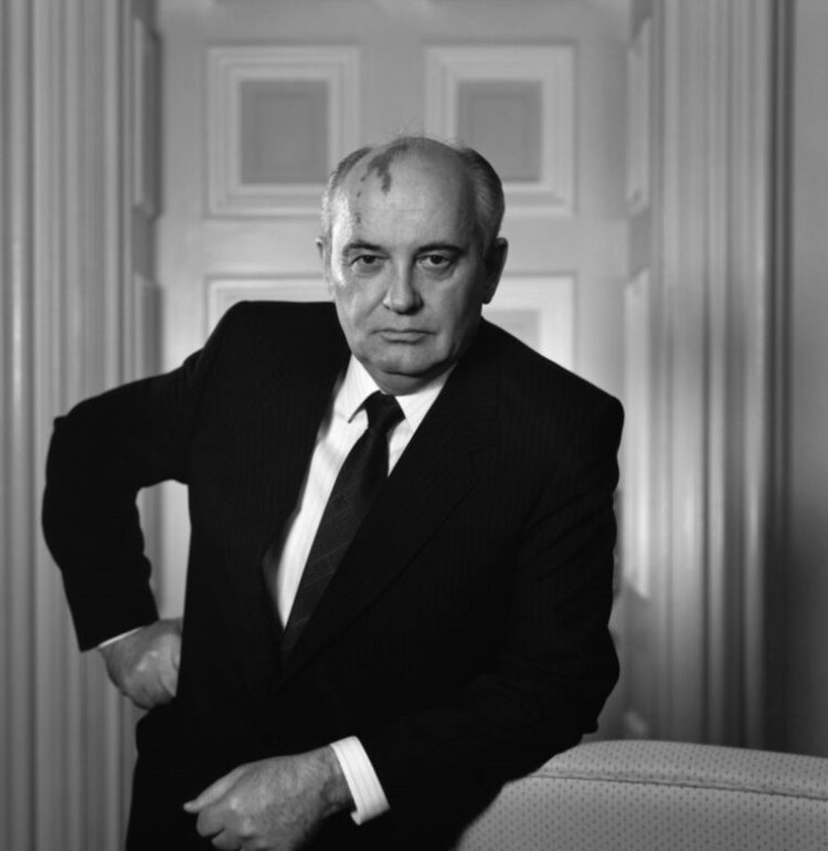 Mikhail Gorbachev 1990 by Yousuf Karsh