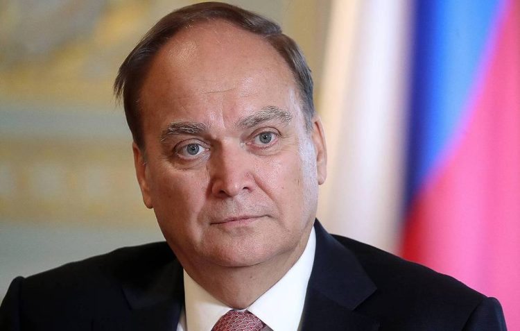 NEW YORK CITY, USA  SEPTEMBER 26, 2019: Russia's Ambassador to the USA Anatoly Antonov gives an interview to the TASS news agency. Valery Sharifulin/TASS

ÑØÀ. Íüþ-Éîðê. ïîñîë Ðîññèè â ÑØÀ Àíàòîëèé Àíòîíîâ âî âðåìÿ ýêñêëþçèâíîãî èíòåðâüþ àãåíòñòâó ÒÀÑÑ. Âàëåðèé Øàðèôóëèí/ÒÀÑÑ