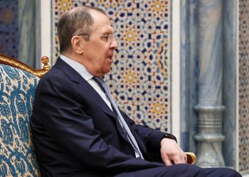 MUSCAT, OMAN - MAY 11, 2022: Russia's Foreign Minister Sergei Lavrov attends a meeting with Sultan Haitham bin Tariq Al Said of Oman. Russian Foreign Ministry/TASS

Îìàí. Ìàñêàò. Ìèíèñòð èíîñòðàííûõ äåë ÐÔ Ñåðãåé Ëàâðîâ âî âðåìÿ âñòðå÷è ñ ñóëòàíîì Îìàíà Õàéñàìîì áåí Òàðåê Àëü Ñàèäîì. Ïðåññ-ñëóæáà ÌÈÄ ÐÔ/ÒÀÑÑ