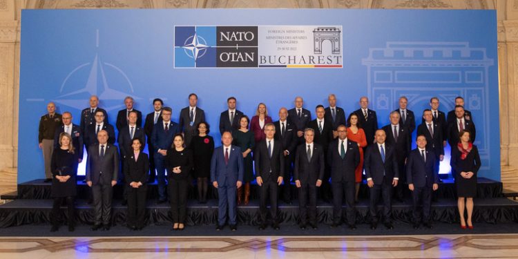 Official photo of NATO Ministers of Foreign Affairs