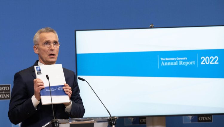Press conference by NATO Secretary General Jens Stoltenberg for the release of his Annual Report for 2022