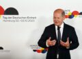 Chancellor Olaf Scholz called for new things to be seen as opportunities. Photo: Marcus Brandt/dpa