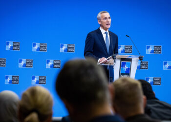 Press conference by NATO Secretary General Jens Stoltenberg ahead of the meetings of NATO Ministers of Foreign Affairs