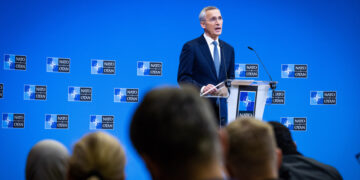 Press conference by NATO Secretary General Jens Stoltenberg ahead of the meetings of NATO Ministers of Foreign Affairs