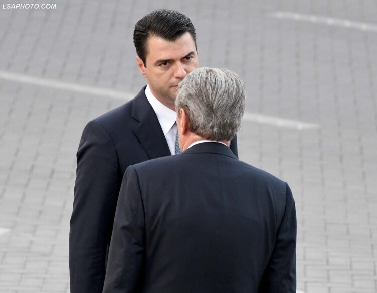 Sali Berisha dhe Kryetari i PD, Lulzim Basha,