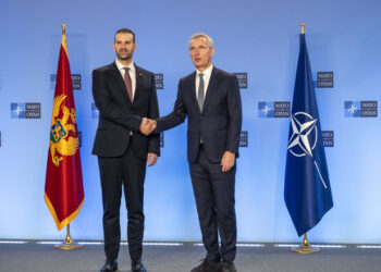 The Prime Minister of Montenegro, Milojko Spajić visits NATO and meets with NATO Secretary General Jens Stoltenberg