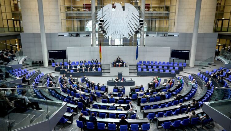 14 March 2024, Berlin: Members of the Bundestag debate during a plenary session of the German Bundestag. Photo: Britta Pedersen/dpa