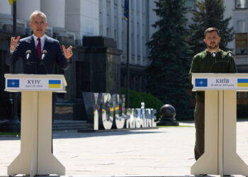 Press conference with NATO Secretary General Jens Stoltenberg and President Volodymyr Zelenskyy of Ukraine