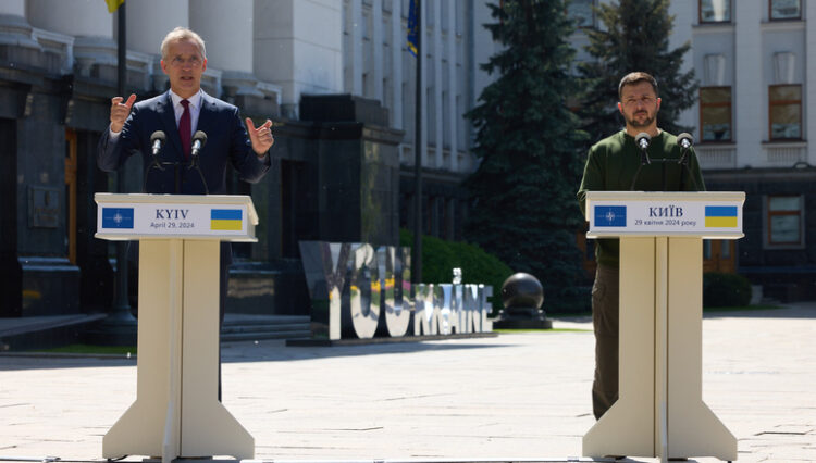 Press conference with NATO Secretary General Jens Stoltenberg and President Volodymyr Zelenskyy of Ukraine