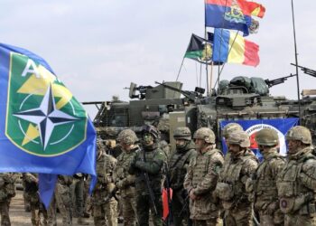epa11907864 NATO's Allied Reaction Force (ARF) members take part in the NATO Exercise Steadfast Dart 25 at the Romanian camp in Smardan, near Galati, Romania, 19 February 2025. NATO's largest exercise of 2025 is taking place across Bulgaria, Romania and Greece from 10 to 21 February 2025, deploying approximately 10,000 military personnel from special operations forces, land forces, air forces and naval forces of 9 Allied countries.  EPA-EFE/ROBERT GHEMENT