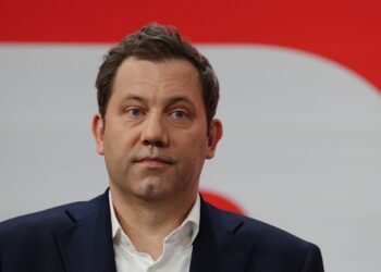 FILED - The chairman of the German Social Democrats and Finance Minister Lars Klingbeil said that international law must also be respected by the USA. Photo: Kay Nietfeld/dpa