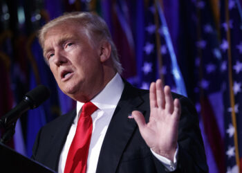 FILE - In this Nov. 9, 2016 file photo, President-elect Donald Trump speaks during a rally in New York. Here’s the idea: Swiftly pass a repeal of President Barack Obama's health care law, perhaps so Donald Trump can sign it the day he takes the presidential oath. Then approve new legislation restructuring the nation’s huge and convoluted health care system despite Republican divisions, Democratic opposition and millions of jittery constituents. (AP Photo/ Evan Vucci, File)