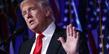 FILE - In this Nov. 9, 2016 file photo, President-elect Donald Trump speaks during a rally in New York. Here’s the idea: Swiftly pass a repeal of President Barack Obama's health care law, perhaps so Donald Trump can sign it the day he takes the presidential oath. Then approve new legislation restructuring the nation’s huge and convoluted health care system despite Republican divisions, Democratic opposition and millions of jittery constituents. (AP Photo/ Evan Vucci, File)