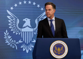 NATO Secretary General Mark Rutte speaks at the Reagan Institute’s Center for Peace Through Strength