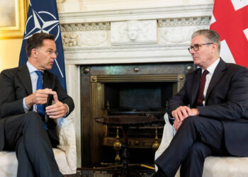 NATO Secretary General Mark Rutte meets with Sir Keir Starmer, Prime Minister of the United Kingdom