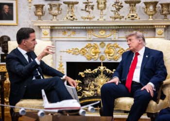 NATO Secretary General Mark Rutte meets with the President of the United States, Donald Trump