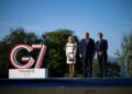 President Donald J. Trump participates in a working dinner with G7 leaders at the Hotel Royal Evian, Monday, June 15, 2026, during the G7 in Evians-les-Bains, France. (Official White House Photo by Daniel Torok)