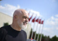 ANKARA, TURKIYE - JULY 9: Albania Prime Minister Edi Rama departs from Esenboga Airport following the 36th NATO Heads of State and Government Summit in Ankara, Turkiye, on July 9, 2026. Mehmet Futsi / AnadoluNo Use USA No use UK No use Canada No use France No use Japan No use Italy No use Australia No use Spain No use Belgium No use Korea No use South Africa No use Hong Kong No use New Zealand No use Turkey